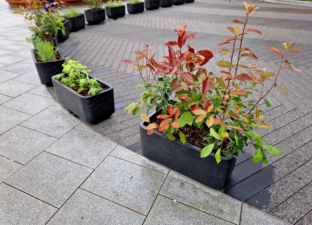 Belægning af terrasse i fliser